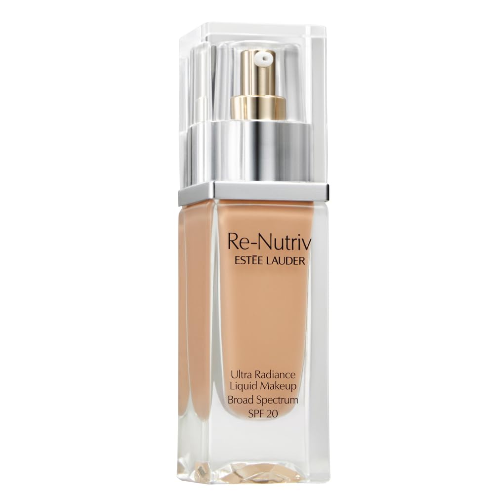 Estée Lauder Re-Nutriv Ultra Radiance Liquid Foundation SPF 20 | Luxurious, Hydrating, Long-Wearing, 1 Fl Oz
