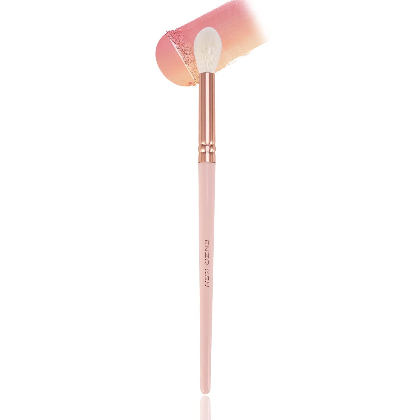 Deluxe Natural Goat Hair Makeup Brush Set with Case, Luxury ENZO KEN Cosmetic Brushes Makeup Set, Natural Makeup Brushes, Natural Bristle Makeup Brushes, Natural Hair Makeup Brushes Set Professional.