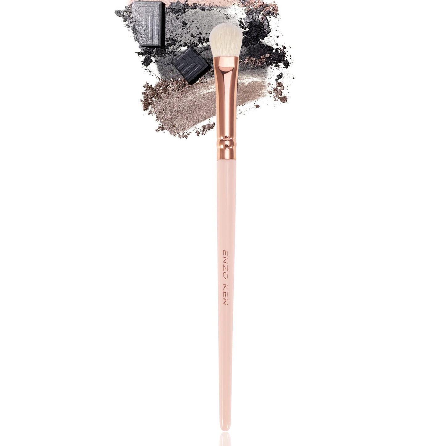 Deluxe Natural Goat Hair Makeup Brush Set with Case, Luxury ENZO KEN Cosmetic Brushes Makeup Set, Natural Makeup Brushes, Natural Bristle Makeup Brushes, Natural Hair Makeup Brushes Set Professional.