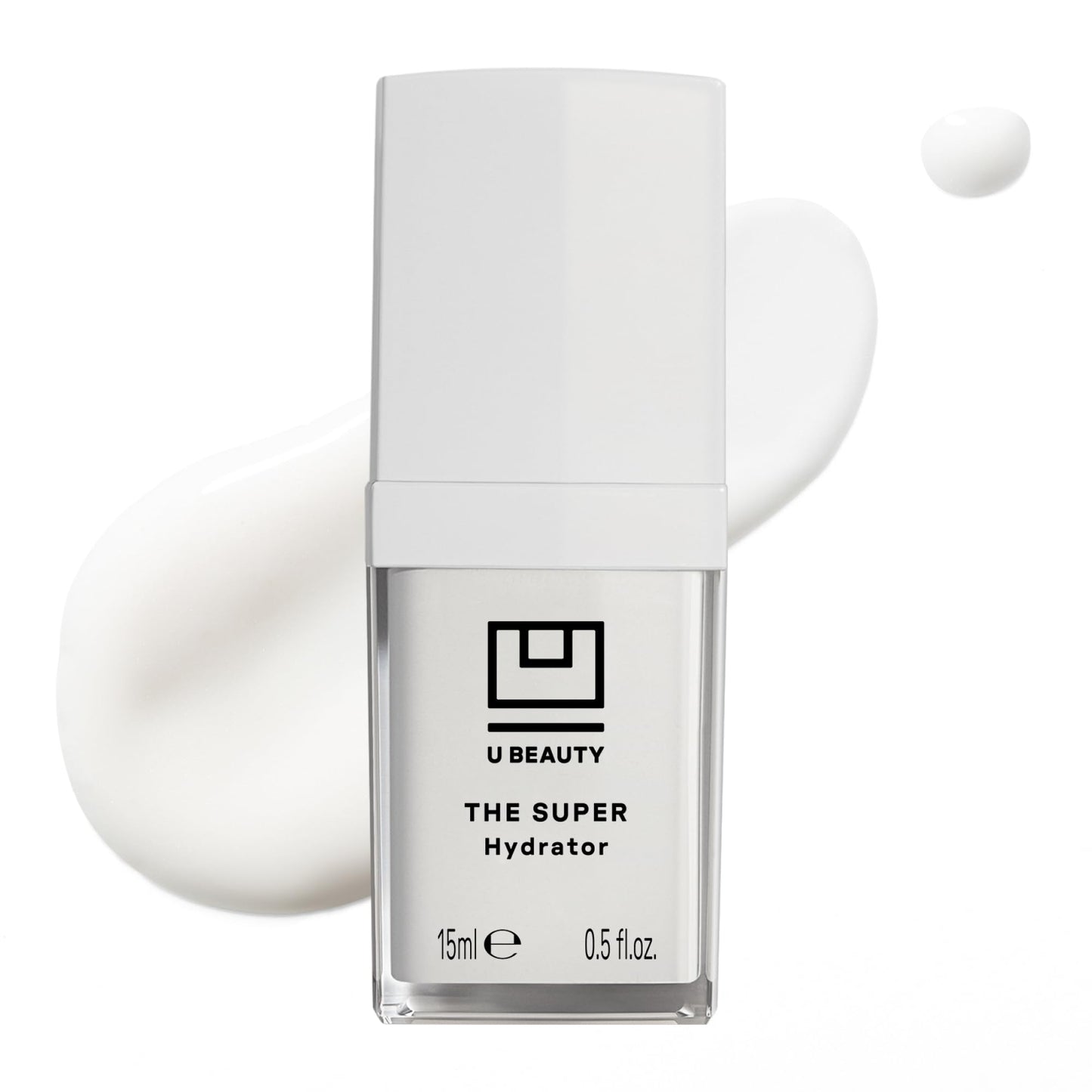 U Beauty The SUPER Hydrator Hyaluronic Acid Moisturizing Cream - Mega-Dose Skin Hydrator with Peptides and Grapeseed Oil for Supple, Smooth, and Softer-Looking Skin For Up To 48 Hours - 1.7 fl oz