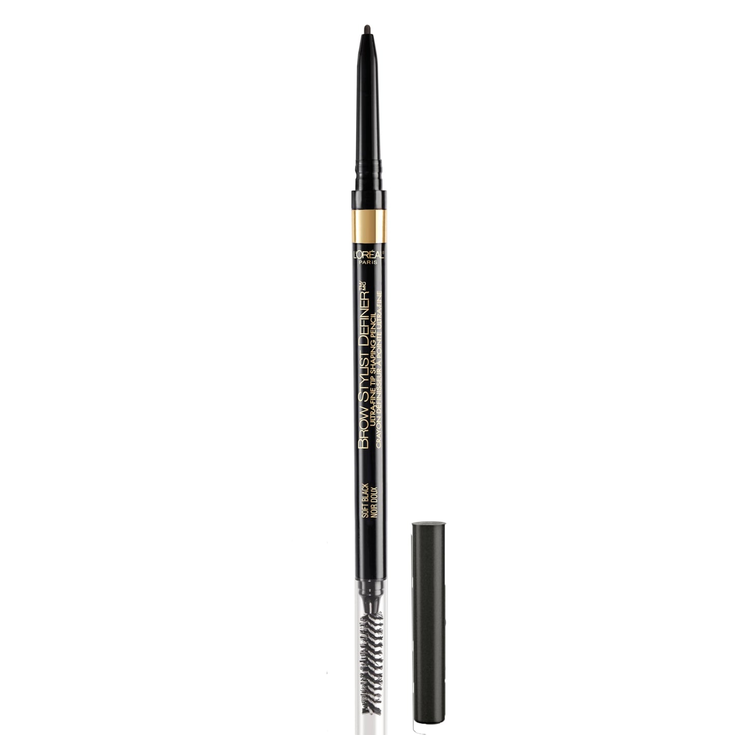 L'Oreal Paris Makeup Brow Stylist Definer Waterproof Eyebrow Pencil, Ultra-Fine Mechanical Pencil, Draws Tiny Brow Hairs and Fills in Sparse Areas and Gaps, Dark Brunette, 0.003 Ounce (Pack of 1)
