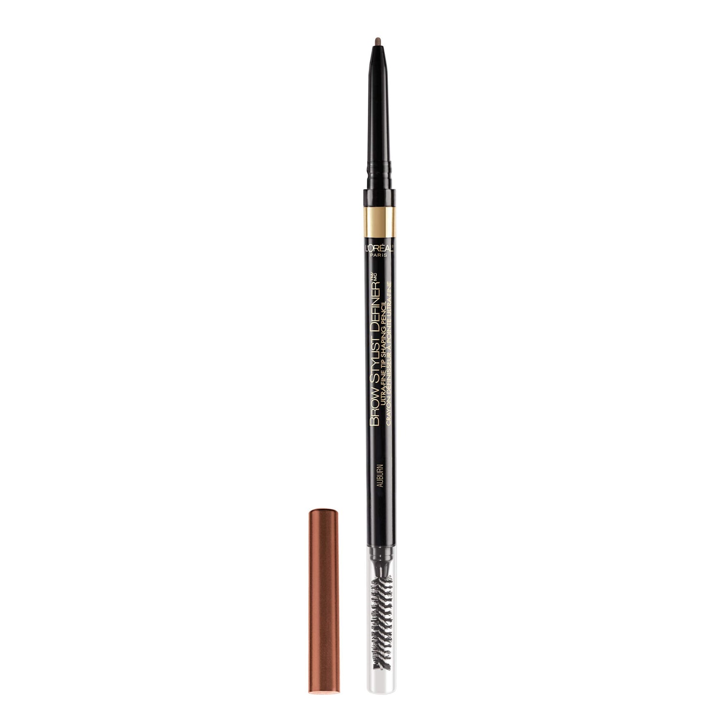 L'Oreal Paris Makeup Brow Stylist Definer Waterproof Eyebrow Pencil, Ultra-Fine Mechanical Pencil, Draws Tiny Brow Hairs and Fills in Sparse Areas and Gaps, Dark Brunette, 0.003 Ounce (Pack of 1)