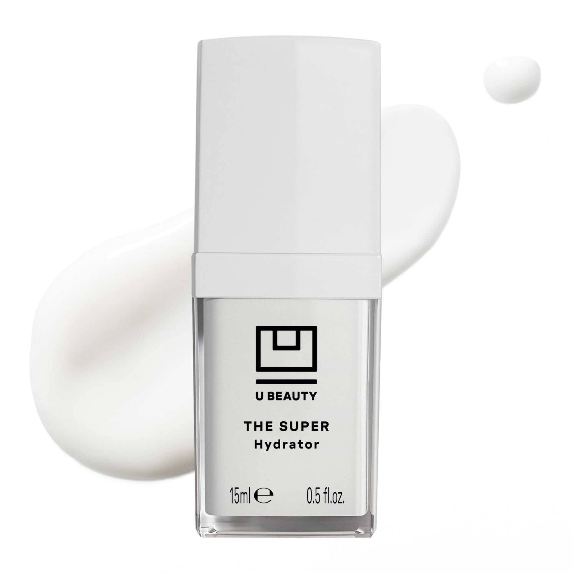 U Beauty The SUPER Hydrator Hyaluronic Acid Moisturizing Cream - Mega-Dose Skin Hydrator with Peptides and Grapeseed Oil for Supple, Smooth, and Softer-Looking Skin For Up To 48 Hours - 1.7 fl oz